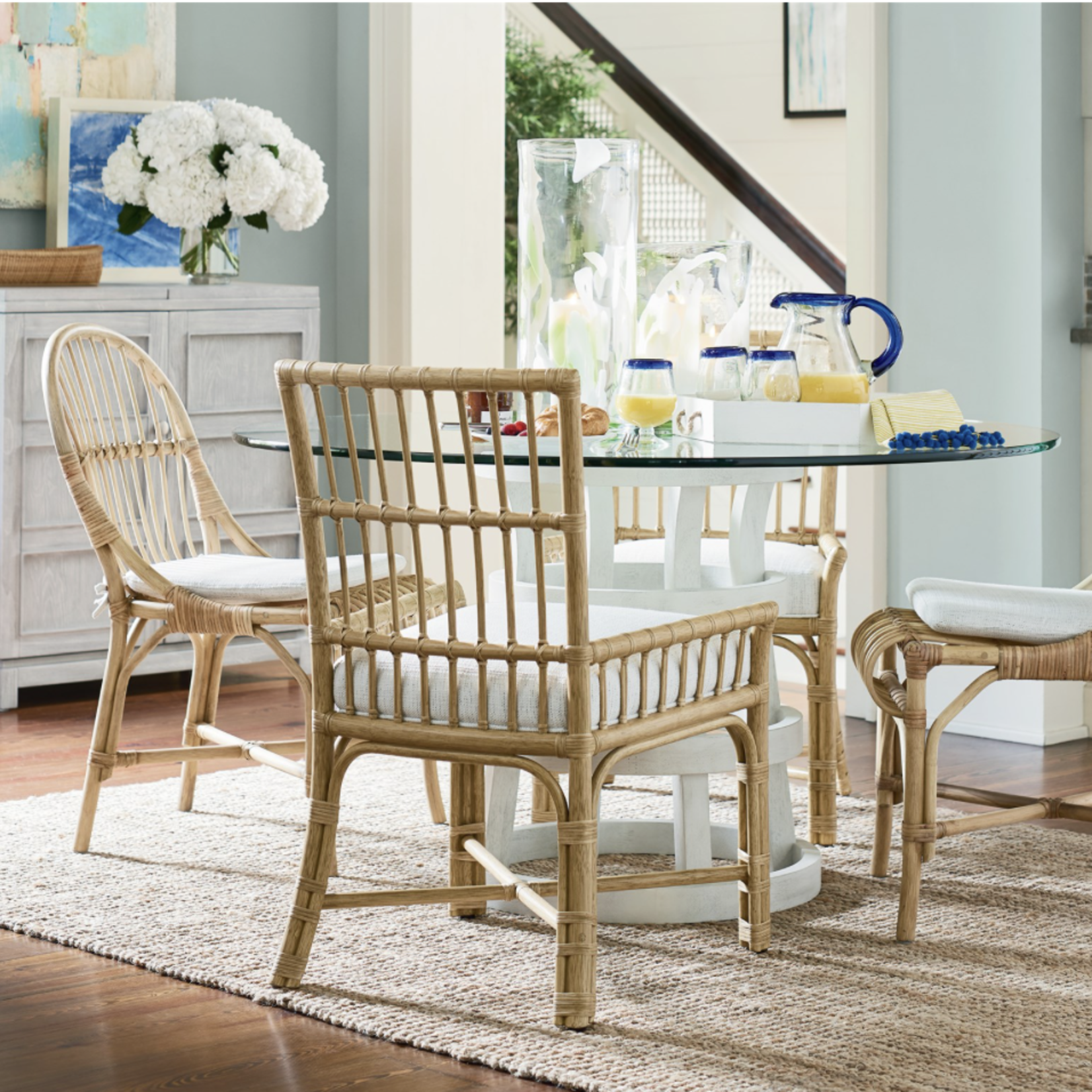 Outside The Box Escape Coastal Clearwater Armless Dining Chair