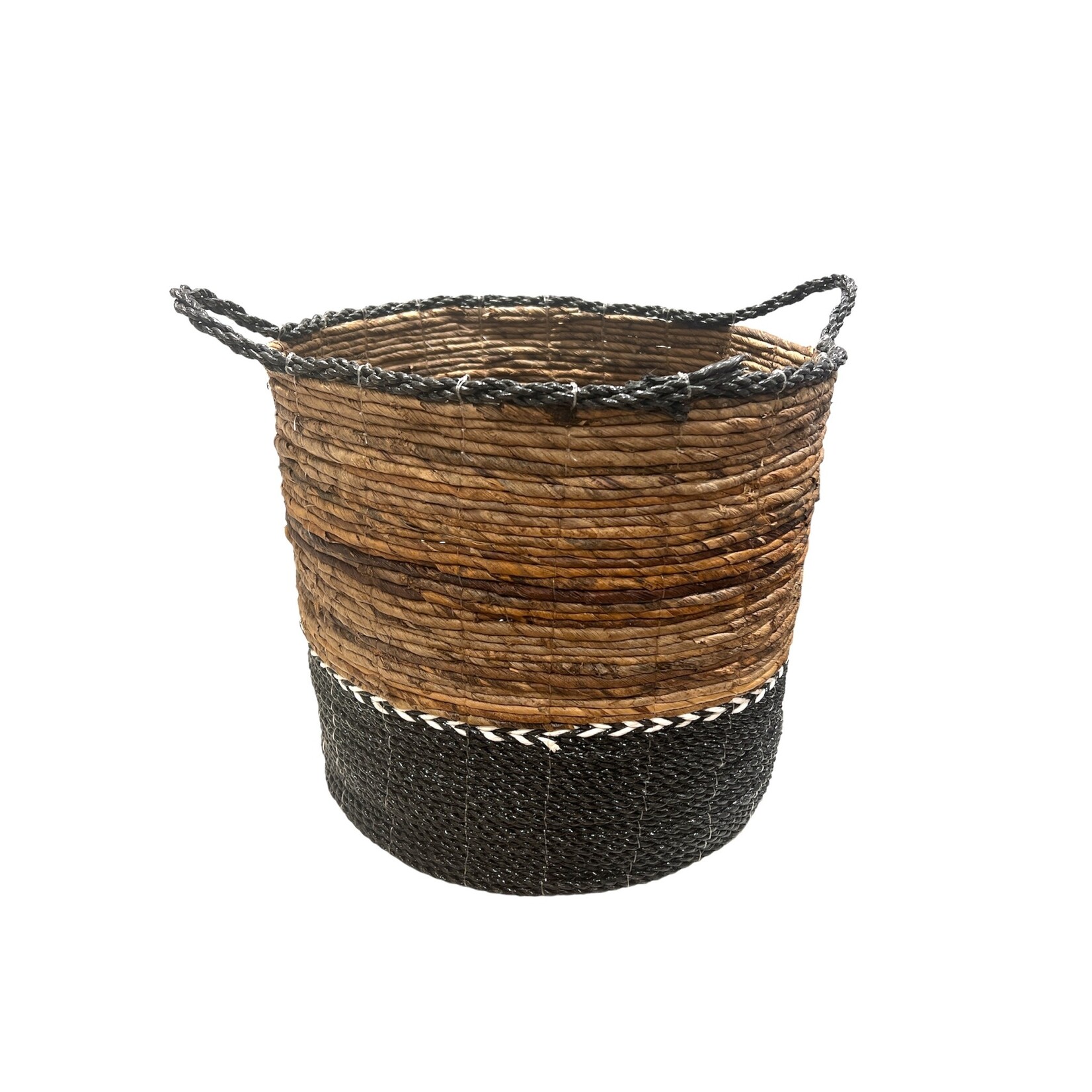 Outside The Box 17" Dominica Banana Stalk Handwoven Basket