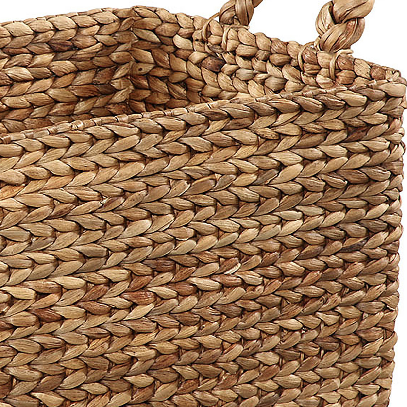 Outside The Box 27" Anapos Handwoven Water Hyacinth Basket