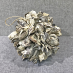 Outside The Box 12" Natural Oyster Shell Ball & Abaca Twine