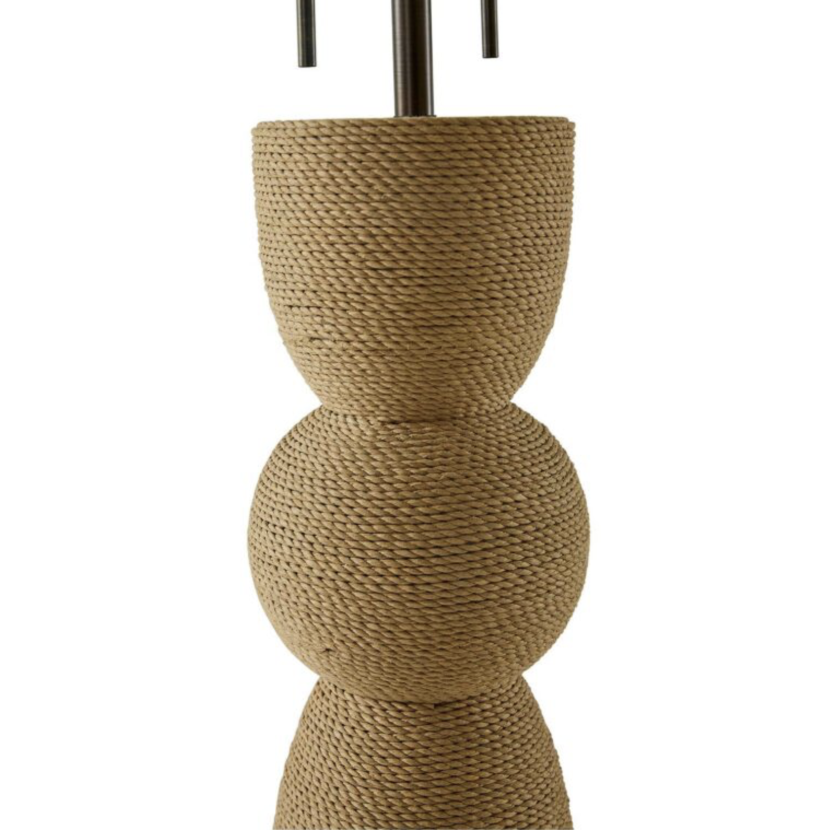 Outside The Box 33" Ridley Natural Seagrass Rope Table Lamp