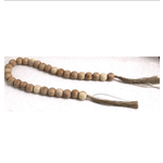Outside The Box 57" Natural Wood Bead With Tassel