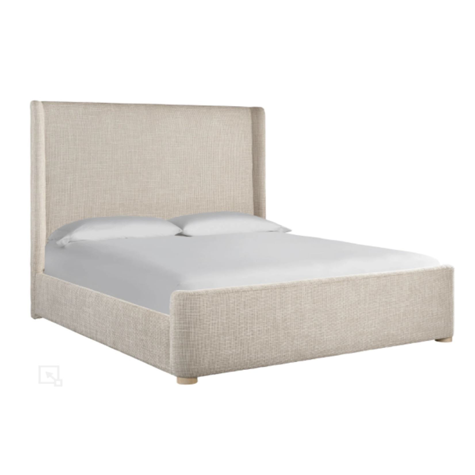 Outside The Box 65x88x62 Daybreak Solaz Sand Performance Upholstered Queen Bed