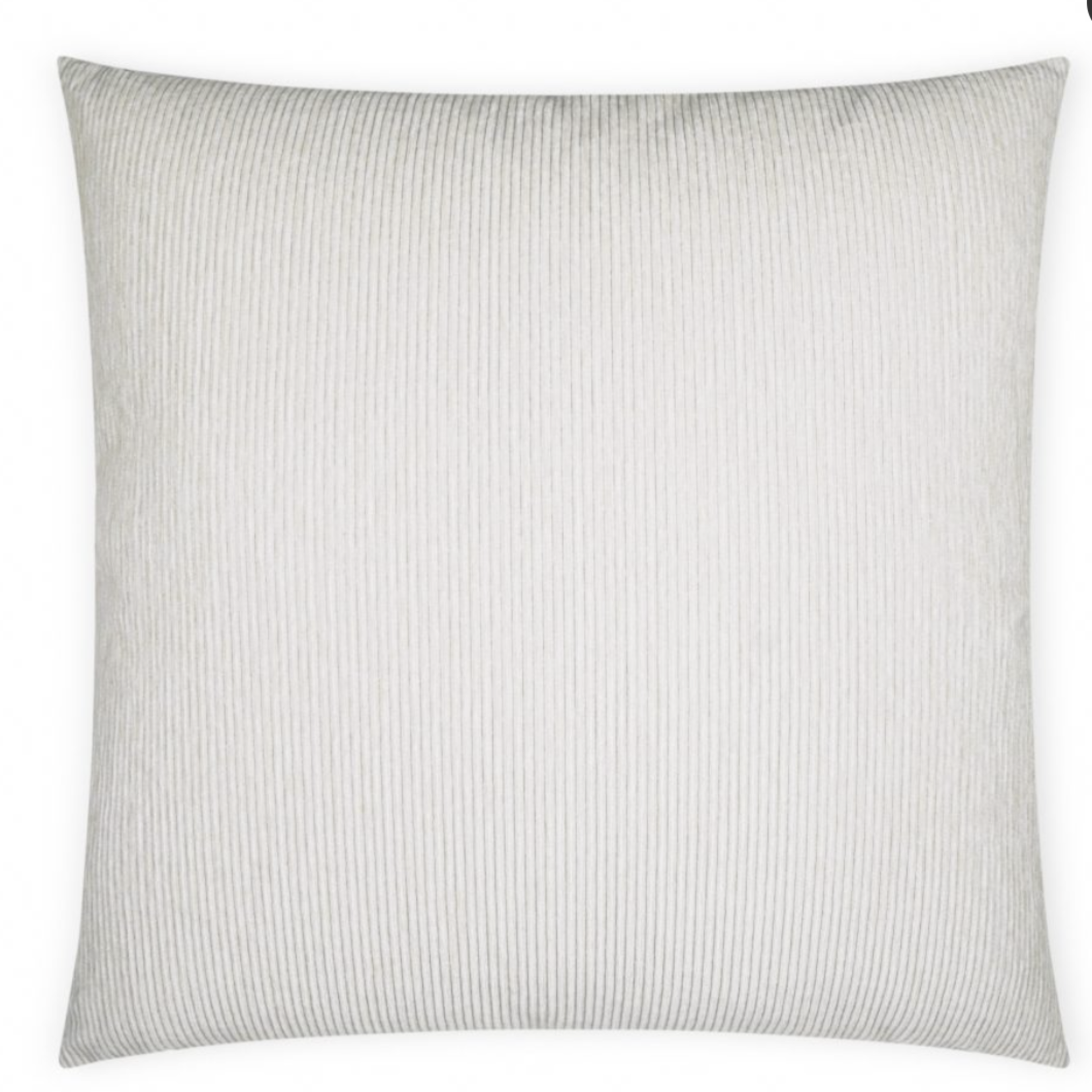 Outside The Box 24x24 Ridges Square Feather Down Pillow In Cadet