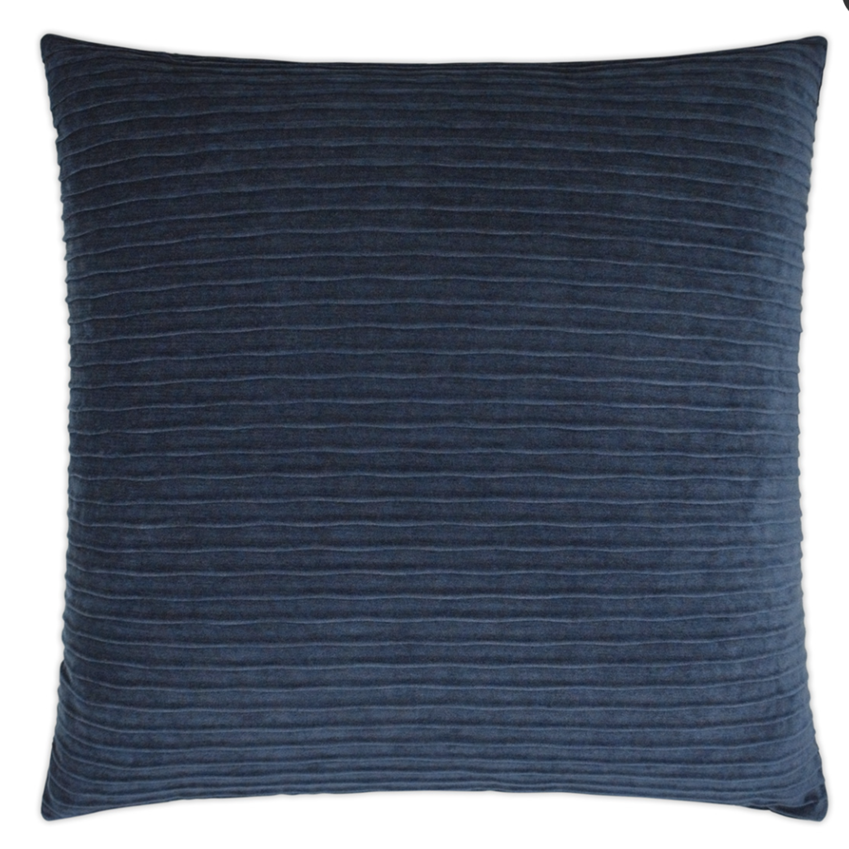 Outside The Box 24x24 Pleatte Square Feather Down Pillow In Blue - DV KAP
