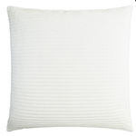 Outside The Box 24x24 Pleatte Square Feather Down Pillow In Coconut - DV KAP
