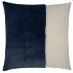 Outside The Box 24x24 St Mortiz Square Feather Down Pillow In Navy