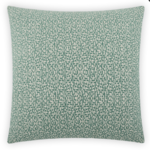 Outside The Box 24x24 Code Square Feather Down Pillow In Malachite