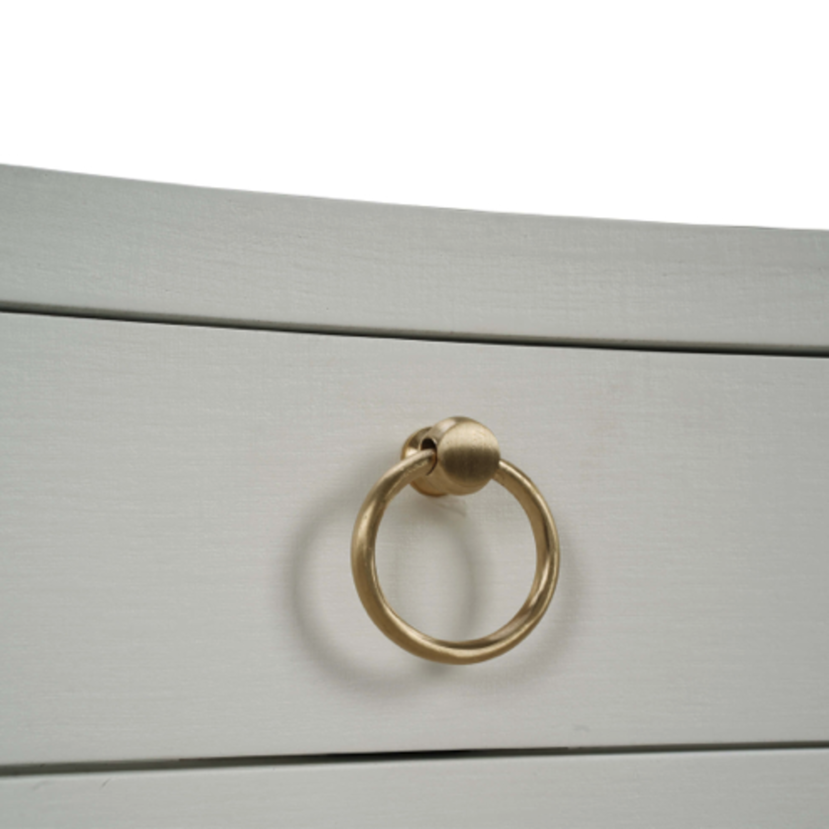 Outside The Box 25x18x28 Set Of 2 Morning Linen Wrapped Mahogany 2 Drawer Nightstand In White - FTRW (QS)