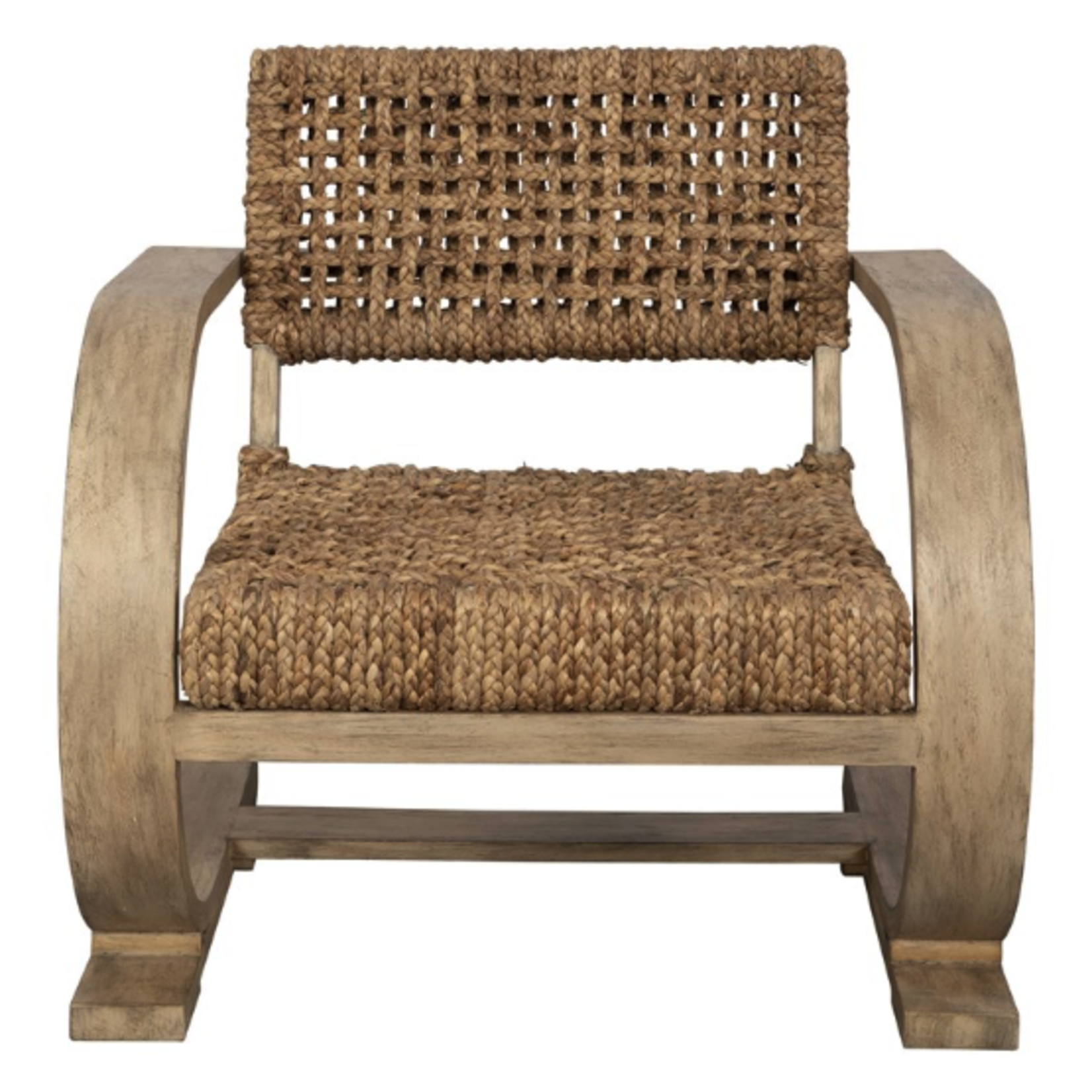 Outside The Box Rehema Driftwood & Water Hyacinth Accent Chair