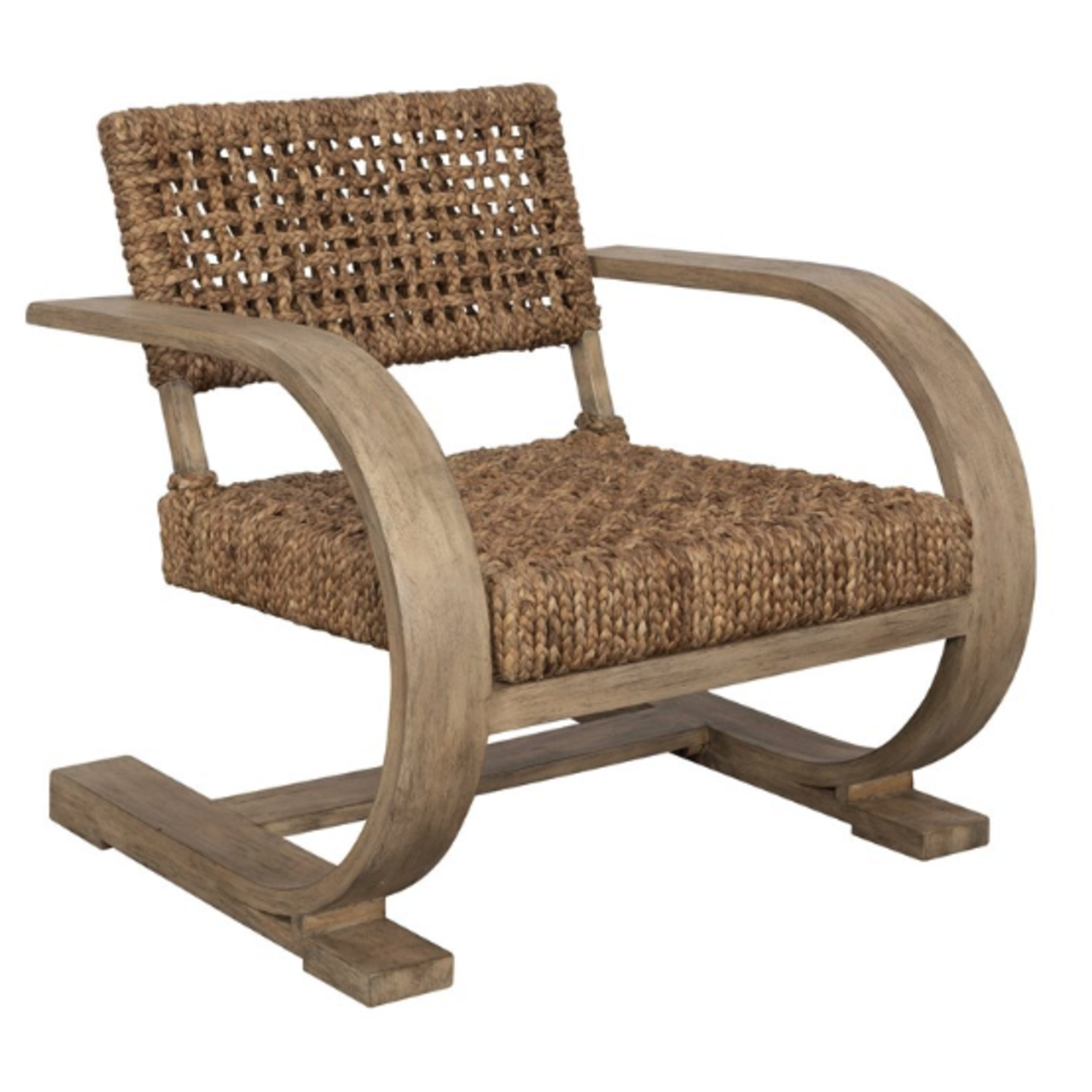 Outside The Box Rehema Driftwood & Water Hyacinth Accent Chair