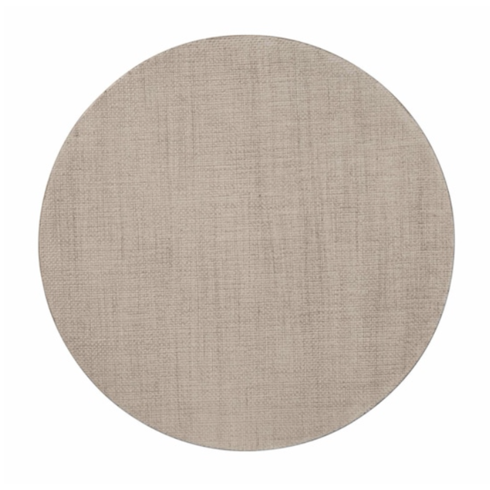 Outside The Box 17x22 Ventura Sand Gray Raffia Round Lamp Table