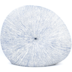 Outside The Box 13" Diva White & Blue Textured Handcrafted Porcelain Vase