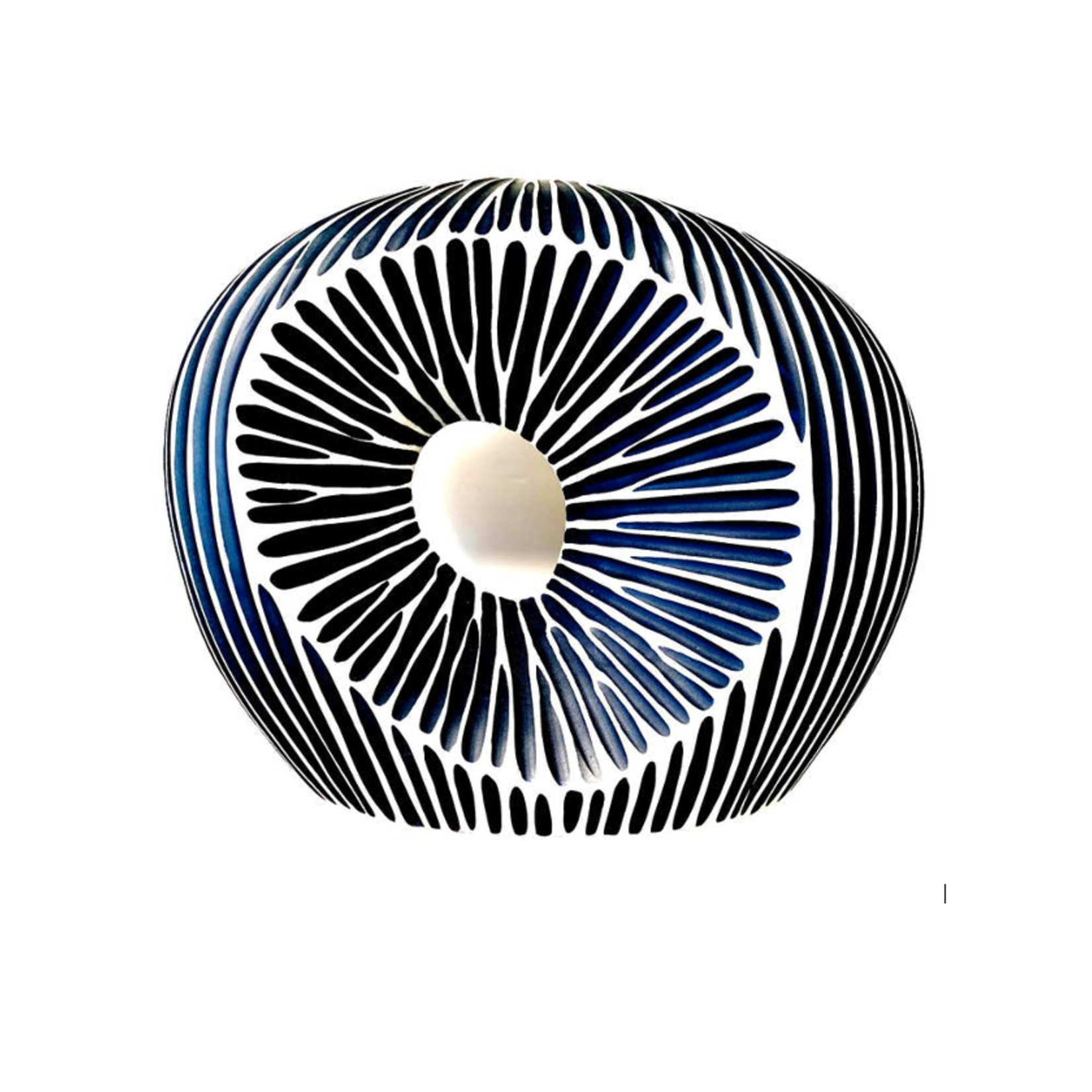 Outside The Box 10" Artura Blue & White Handcrafted Porcelain Vase