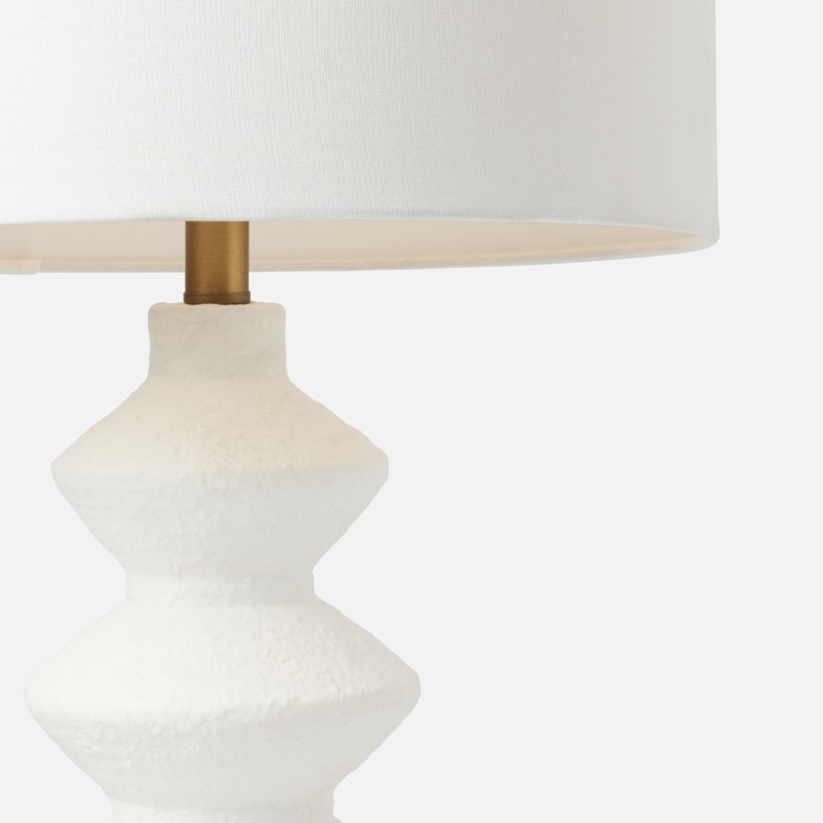 Outside The Box 28" Made Goods Collier White Resin Table Lamp