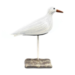 Outside The Box 8" Seagull White & Blue Handcrafted Porcelain Ceramic Sculpture