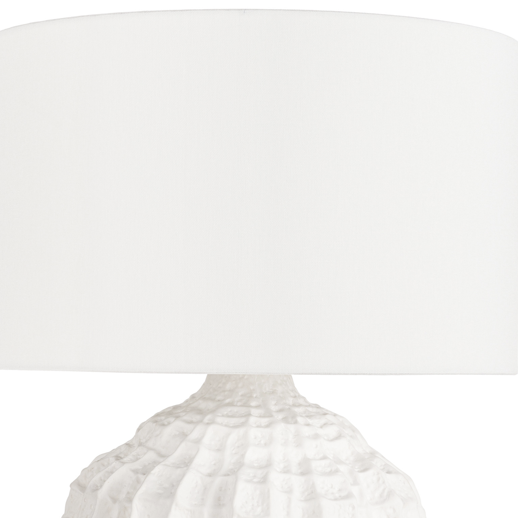 Outside The Box 26" Regina Andrews Caspian White Ceramic Textured Table Lamp