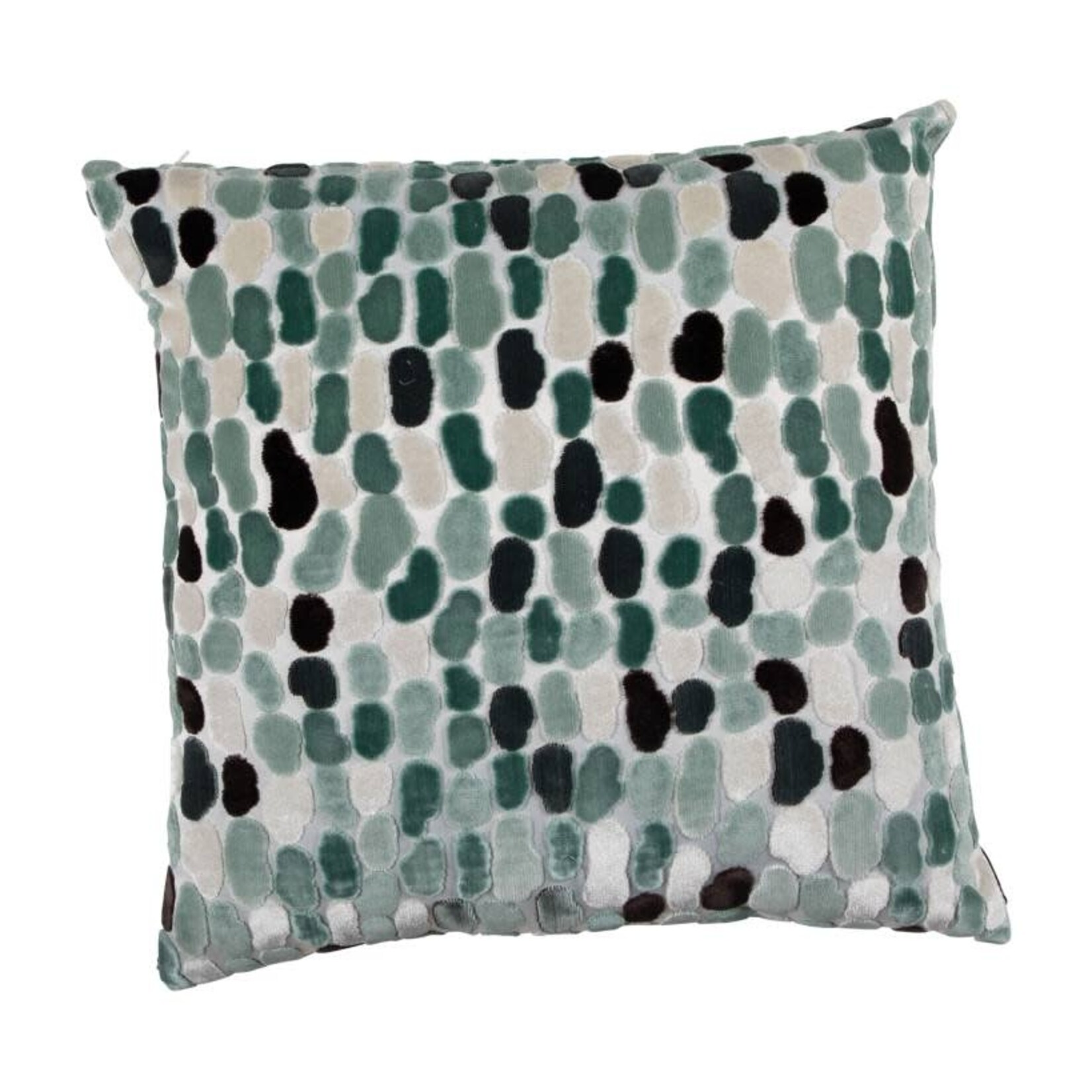 Outside The Box 22x22 Wendy Jane River Rock Moss Performance Fabric Feather Down Accent Pillow