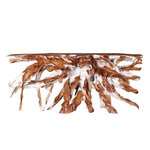 Outside The Box 79x18x31 Taman White Washed Teak Root Console Table