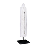 Outside The Box 47" Kentongan Dum Distressed White Washed Wood Sculpture# 1