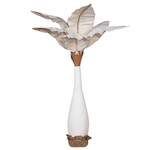 Outside The Box 7' Natural Canvas Manilla Palm Tree Decor