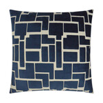 Outside The Box 24x24 Aura Square Feather Down Pillow In Navy