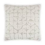 Outside The Box 24x24 Bravura Square Feather Down Pillow In Oyster