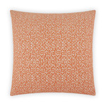 Outside The Box 24x24 Code Square Feather Down Pillow In Orange