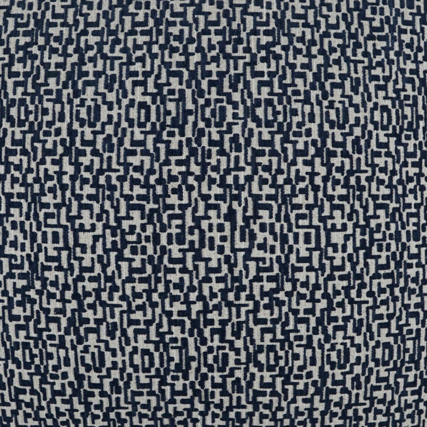 Outside The Box 24x24 Code Square Feather Down Pillow In Navy