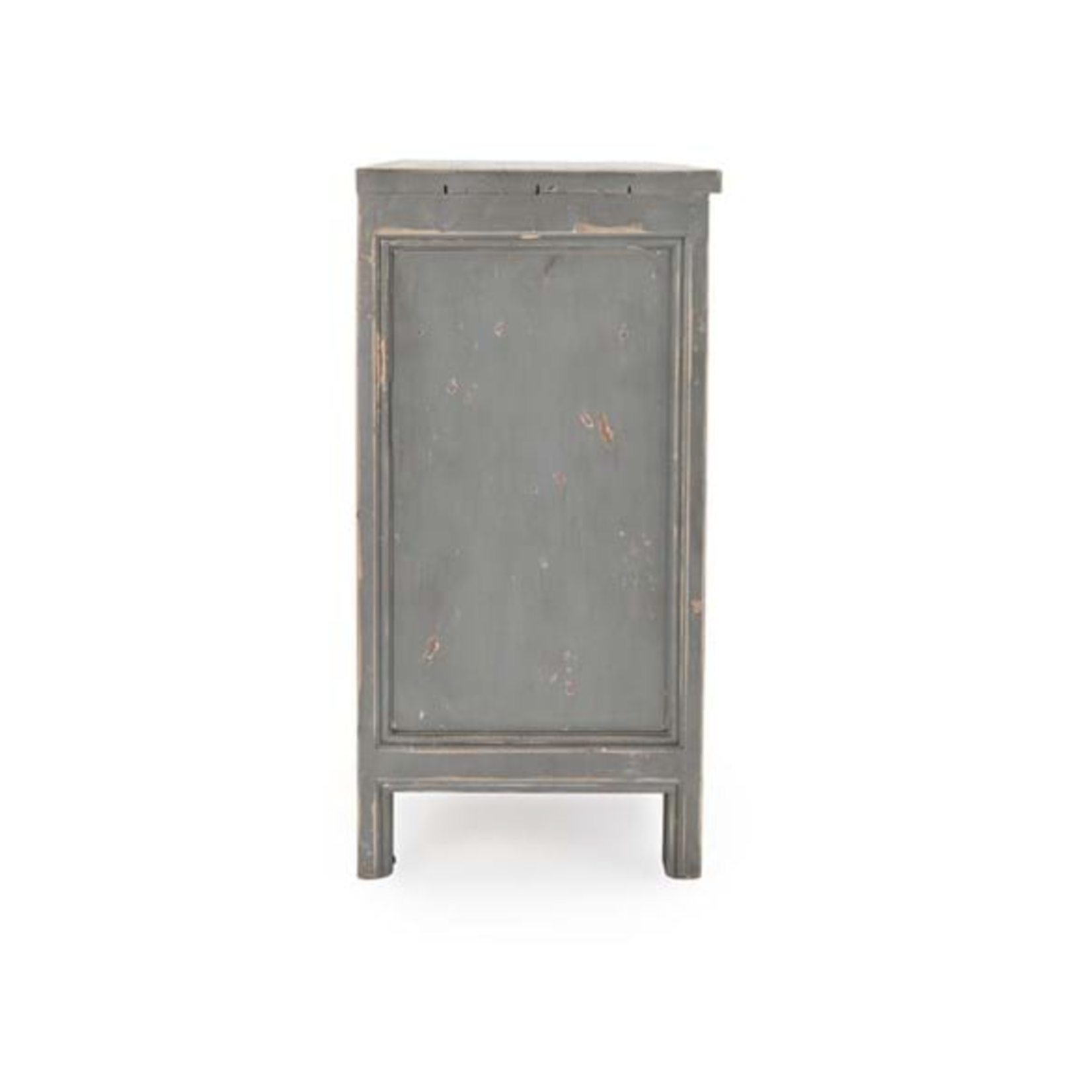 Outside The Box 63x18x36 Amherst Gray Reclaimed Pine 4 Door Sideboard