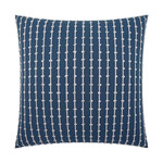 Outside The Box 24x24 Topsy Cotton Blend Square Feather Down Pillow In Marine