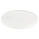 Outside The Box 14" Solid White Marble Lazy Susan