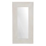 Outside The Box 87x44 Claire White Wash Pine Wood Floor Mirror