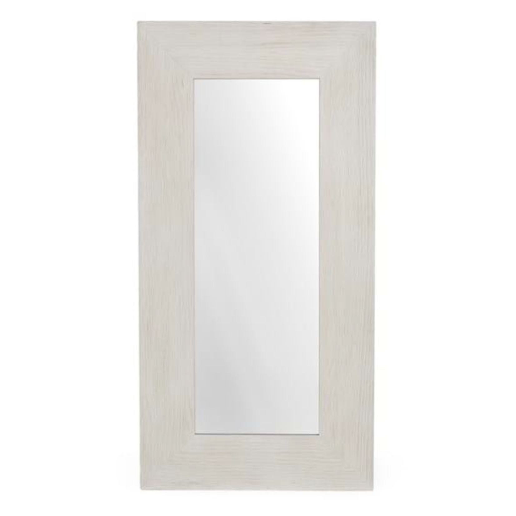 Outside The Box 87x44 Claire White Wash Pine Wood Floor Mirror
