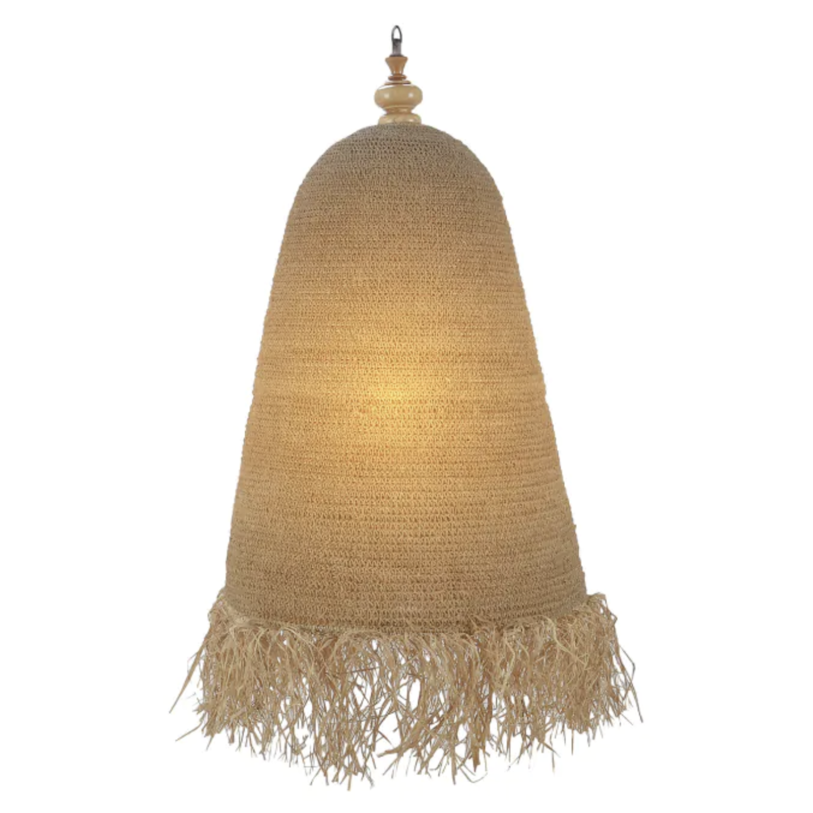 Outside The Box 45" Verdon Knitted Pendant In Natural - NAT