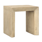 Outside The Box 22x18x22 Sonya Light Warm Wash Reclaimed Pine Wood Side Table