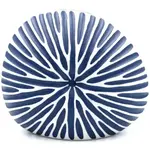 Outside The Box 6" Diva Blue & White Handcrafted Porcelain Mini L-Shape Bud Vase