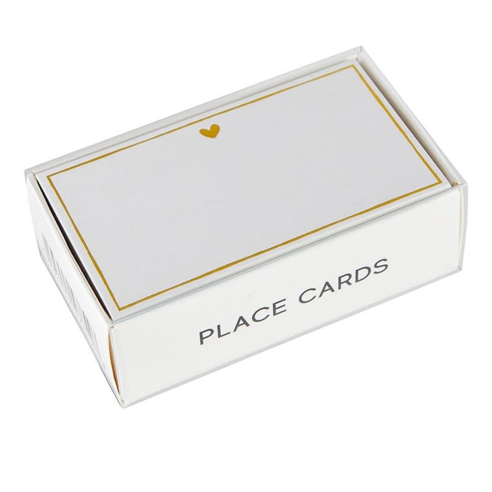 Outside The Box 3.5" x 2" Heart Gold Foil Place Cards [Qty 36]