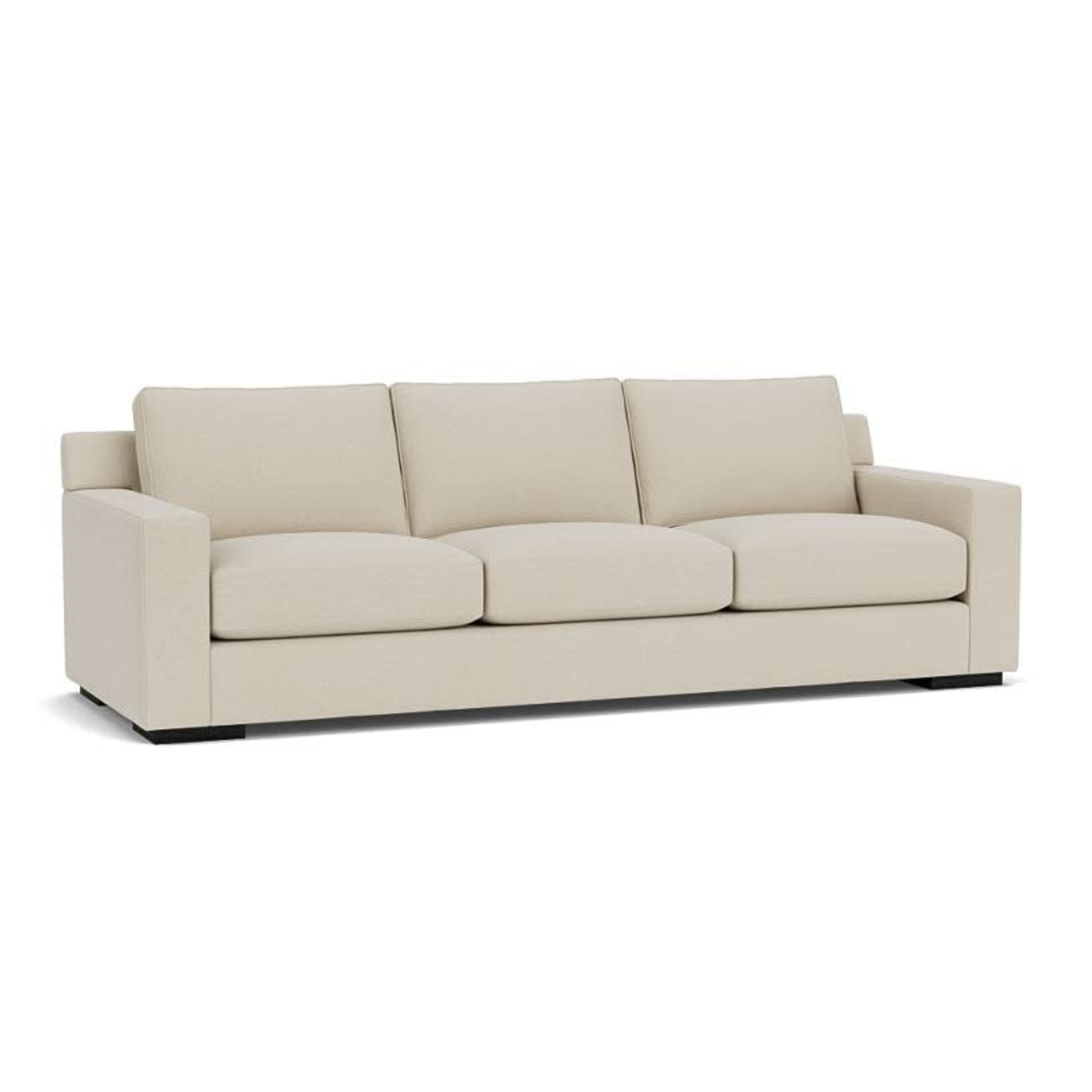 Outside The Box 99x39x33 Gabby Breezy Linen Tailored Lab Relaxed Upholstered Sofa