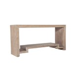 Outside The Box 68x18x34 Emerson Brown Cerused Plateau Console Table