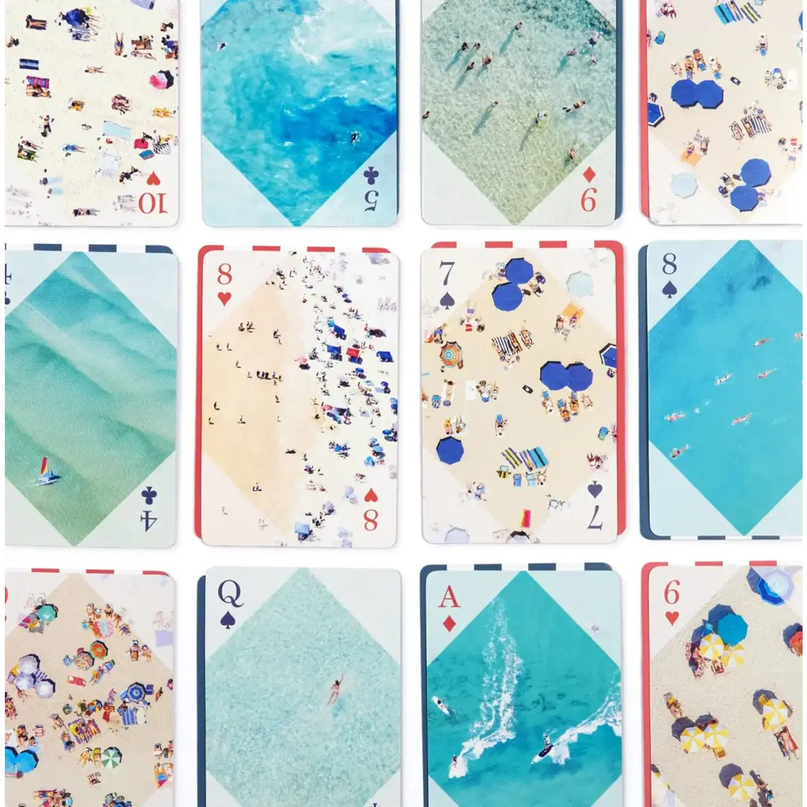 Outside The Box The Beach Playing Card Set By Gray Malin