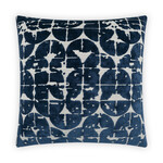 Outside The Box 24x24 Bravura Square Feather Down Pillow In Navy