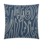Outside The Box 24x24 Swindler Square Feather Down Pillow In Denim
