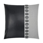 Outside The Box 24x24 Paros Square Feather Down Pillow In Black