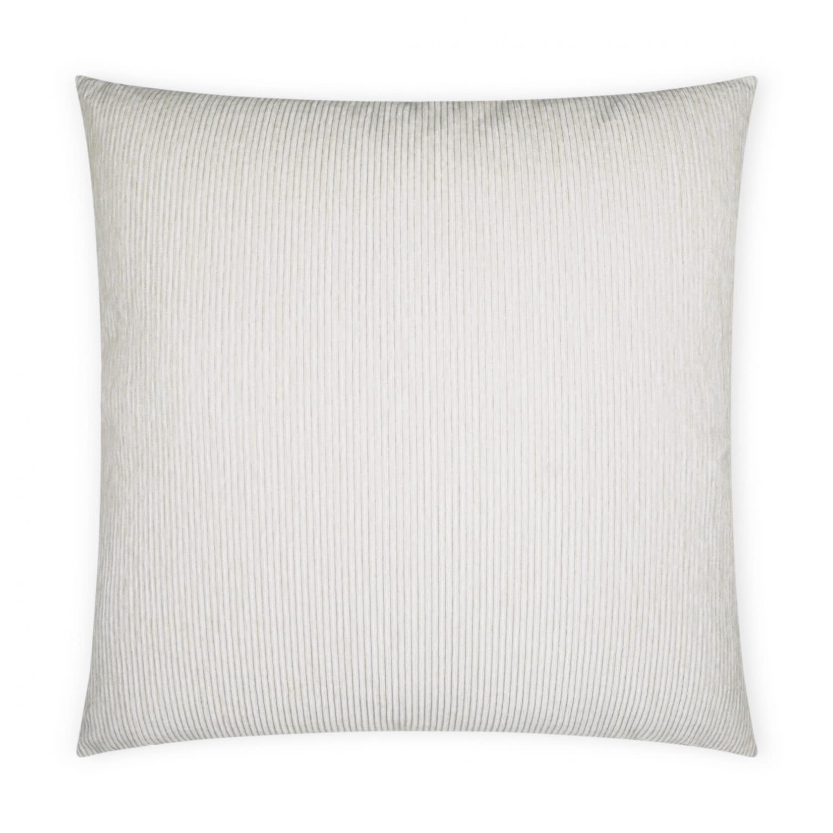 Outside The Box 24x24 Ridges Square Feather Down Pillow In Haze - DV KAP
