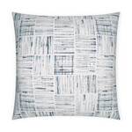 Outside The Box 24x24 Line Up Square Feather Down Pillow In Blue - DV KAP