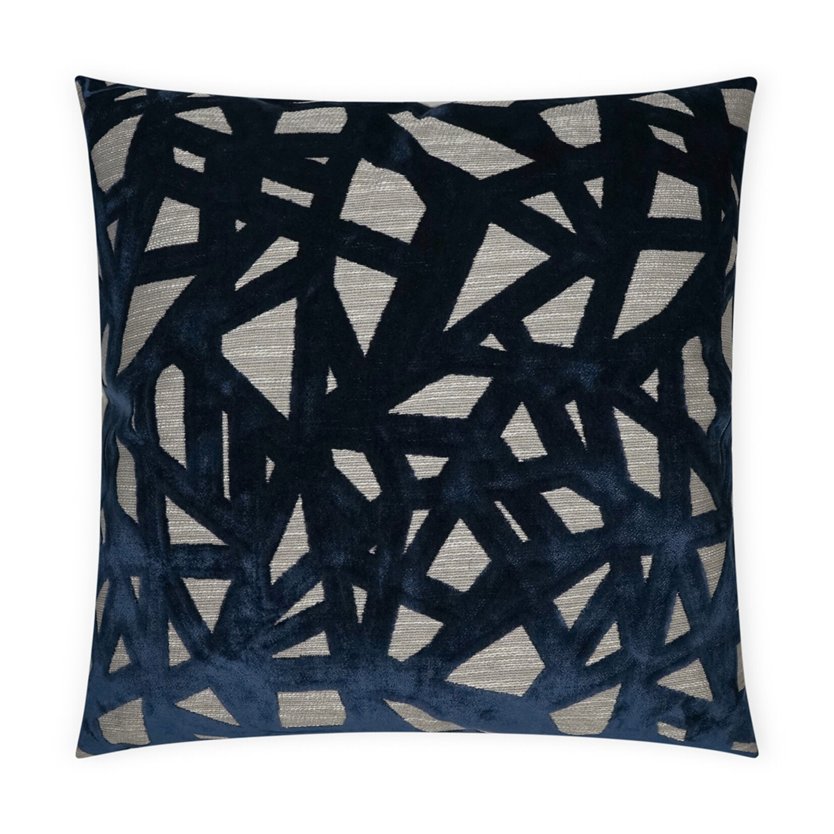 Outside The Box 24x24 Veleri Square Feather Down Pillow In Indigo - DV KAP
