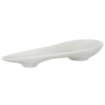 Outside The Box 29" White Double Scoop Bowl