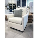 Outside The Box Miles Nomad Snow Performance Fabric Trillium XL Swivel Glider Accent Chair - Upholstered