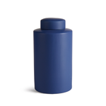 Outside The Box 13" Barclay Butera Matte Blue Westcliff Ceramic Jar